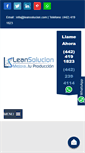 Mobile Screenshot of leansolucion.com