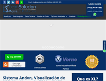 Tablet Screenshot of leansolucion.com